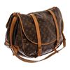 Image 3 : Louis Vuitton Brown Monogram Leather Saumur 43cm Shoulder Bag