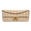 Image 1 : Chanel Tan Quilted Nylon New Travel Line Flap Shoulder Bag
