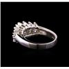 Image 3 : 14KT White Gold 1.07 ctw Diamond Ring
