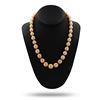 Image 1 : 10mm to 14mm Golden South Sea Pearl 14K Yellow Gold Necklace