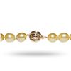 Image 3 : 10mm to 14mm Golden South Sea Pearl 14K Yellow Gold Necklace
