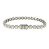 Image 2 : 7.58 ctw Diamond Tennis Bracelet - 14KT White Gold