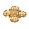 Image 1 : Chanel Gold Metal Lion Cross Brooch