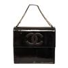 Image 1 : Chanel Black Patent Leather CC Chain Shoulder Bag