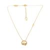 Image 1 : Louis Vuitton Gold-tone Collier LV Angel Pendant Necklace