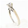 Image 9 : Antique Art Deco 18k White Gold 0.55 ctw European Diamond Solitaire & Accent Rin