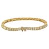 Image 2 : 11.50 ctw Diamond Tennis Bracelet - 18KT Yellow Gold