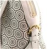 Image 6 : Salvatore Ferragamo Fiamma Satchel Laser Cut Leather Medium White
