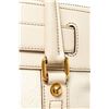 Image 6 : Gucci White Leather Lock Shoulder Bag