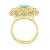 Image 2 : 0.94 ctw Emerald and 1.09 ctw Diamond 14K Yellow Gold Ring