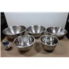 Image 1 : LOT DE 5 BOLS EN MÉTAL ASST