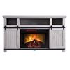 Image 1 : FOYER ELECTRIQUE BOLD FLAME SP5768 GRIS, 58" X 15.5" X 33.25"