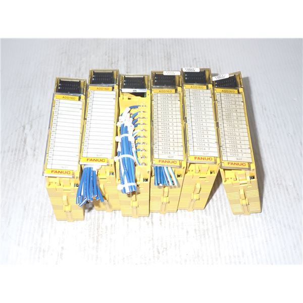 Lot of (6) Fanuc #A03B-0819-C154 AOD16D Modules