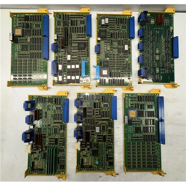 Lot of (7) Misc. Fanuc Circuit Board