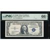 Image 1 : 1935B $1 Silver Certificate PMG 66EPQ
