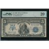 Image 1 : 1899 $5 Chief Silver Certificate PMG 20