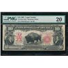 Image 1 : 1901 $10 Bison Legal Tender Note PMG 20