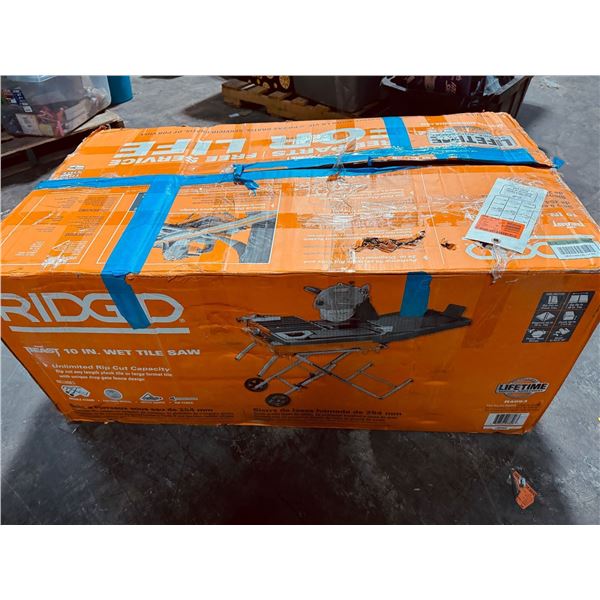 Rigid 10 Inch - Wet Tile Saw