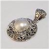 Image 1 : JP1106-918 SILVER FRESHWATER PEARL PENDANT