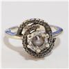 Image 1 : JP1106-940 SILVER CZ RING