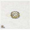 Image 1 : HALO RING SQUARE CUT CUBIC ZIRCONIA  SZ9