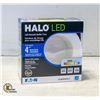 Image 1 : NEW HALO 4" LED RETROFIT BAFFLE TRIM LIGHT 4000K