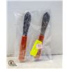 Image 1 : 2 PACK STAINLAESS STEEL BUTTER SPREADER KNIFE WITH