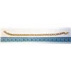 Image 1 : GOLD TONE TENNIS BRACELET W CLEAR STONES