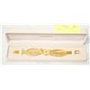 Image 1 : GOLD TONE LADIES BRACELET WATCH IN BOX