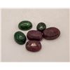 Image 1 : #131-GREEN EMERALD/RED RUBY GEMSTONE 85.35 CT