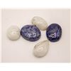 Image 1 : #147-NATURAL BLUE LAPIZ LAZULI/MOONSTONE 124.55 CT