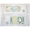 Image 2 : LOT OF 2 OLD GREAT BRITAIN ONE POUND NOTES