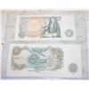 Image 2 : LOT OF 2 OLD GREAT BRITAIN ONE POUND NOTES