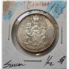 Image 1 : 22)  CANADIAN 1965 1/2 DOLLAR COIN, 80% SILVER.
