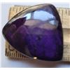 Image 1 : 26)  NATURAL PURPLE 49 CT TRILLIUM SHAPED