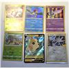 Image 1 : 24)  LOT OF 6 POKEMON FOIL FAME PLAY CARDS FROM 20