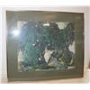 Image 1 : 24X30 ESTATE FORTIN FRAMED VINTAGE PICTURE-ESTATE