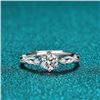Image 2 : 0.5 CT GRA CERTIFIED MOISSANITE 925 SILVER