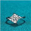 Image 1 : 1 CT GRA CERTIFIED MOISSANITE 925 SILVER