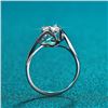 Image 3 : 1 CT GRA CERTIFIED MOISSANITE 925 SILVER