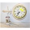 Image 1 : INDOOR / OUTDOOR DOUBLE FACE 2 WAY CLOCK