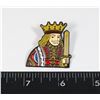 Image 1 : NEW KING OF CARDS LAPEL PIN