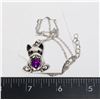 Image 1 : NEW PIT BULL PUPPY PENDANT WITH CHAIN