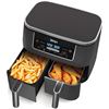 Image 2 : NEW NINJA FOODIE 6 IN 1 8QT DUAL ZONE AIR FRYER