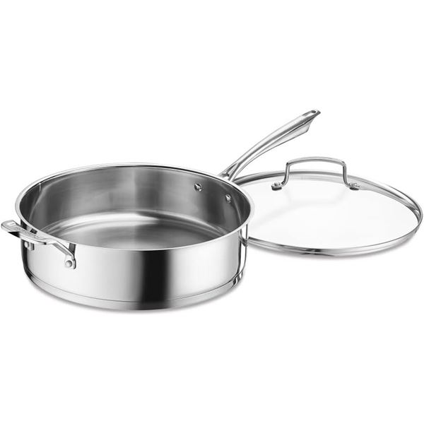 NEW UNPACK CUISINART 5QT INDUCTION READY SAUTE PAN