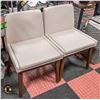 Image 1 : 2 NEW RETRO ADEL DINNING CHAIRS IN LIGHT BEIGE AND