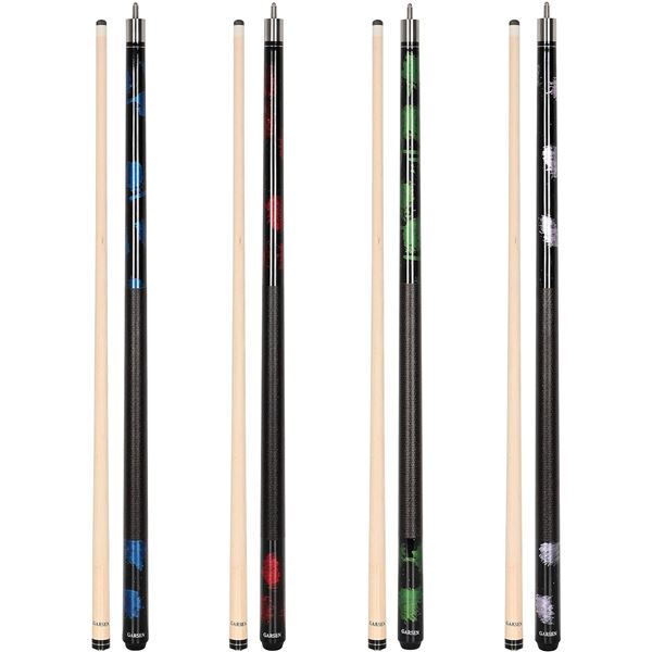 NEW GARSEN 4 PC POOL STICKS COLORS MAY VARY