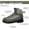 Image 1 : NEW FROGG TOGGS MENS HELLBENDER WADING SHOE