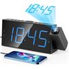 Image 1 : NEW PROJECTION ALARM CLOCK WITH 7" LED SCREEN