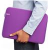 Image 2 : NEW AMAZON BASICS LAPTOP SLEEVE - PURPLE - 17.3"